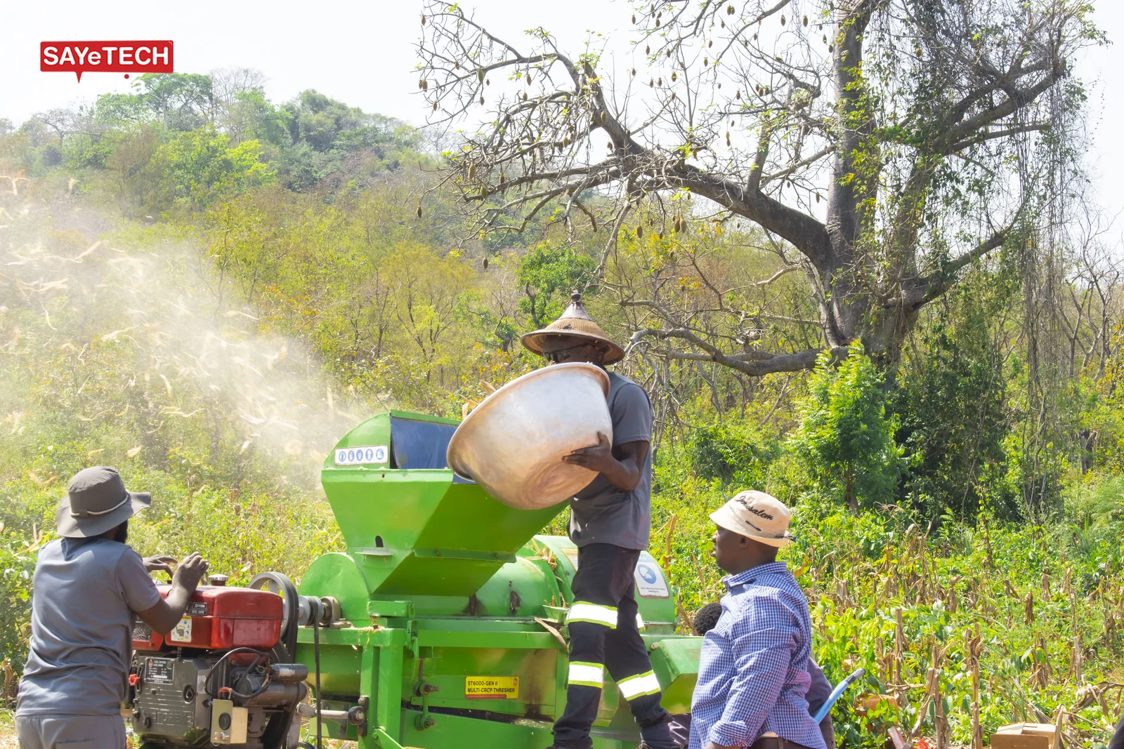 Multi-Crop Thresher view
