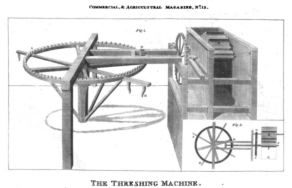 Meikle's threshing machine